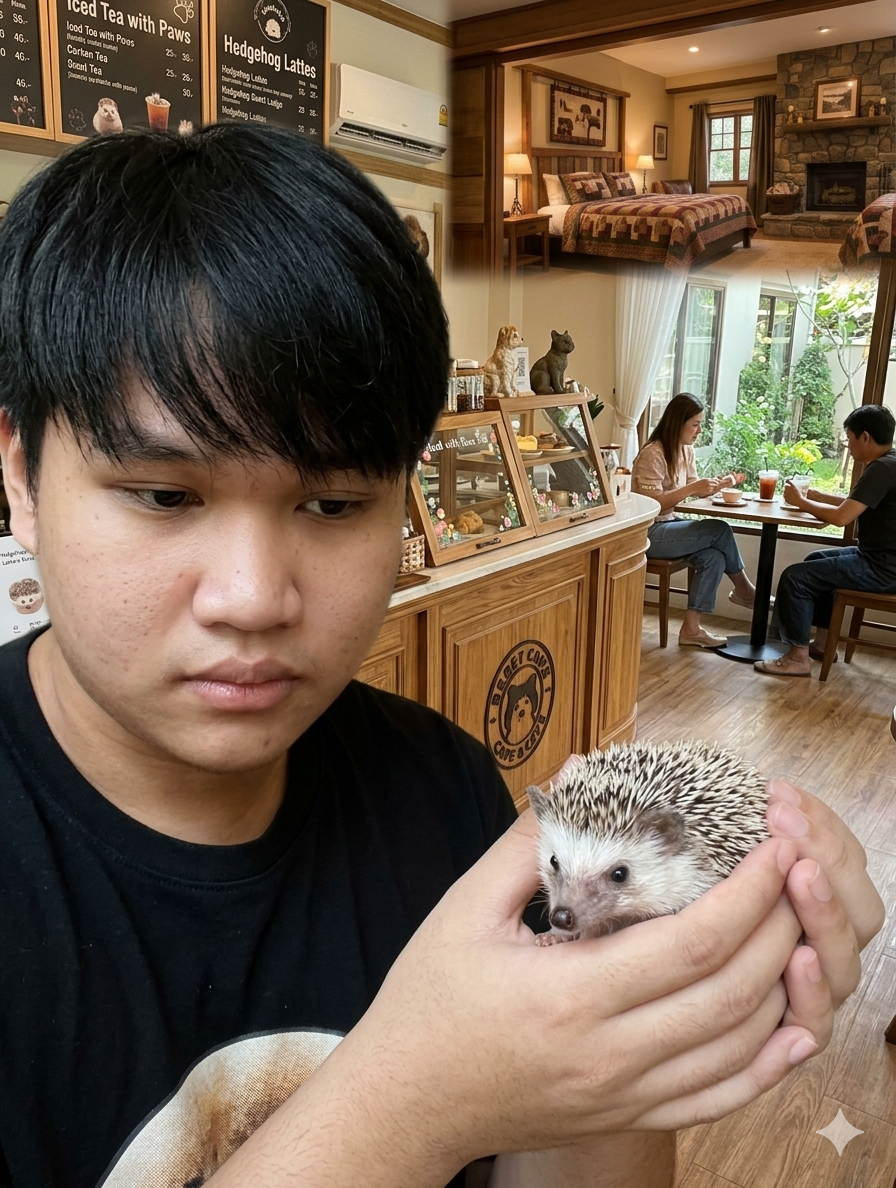 คุณออม หวานเจี๊ยบกับน้องมัฟฟิน